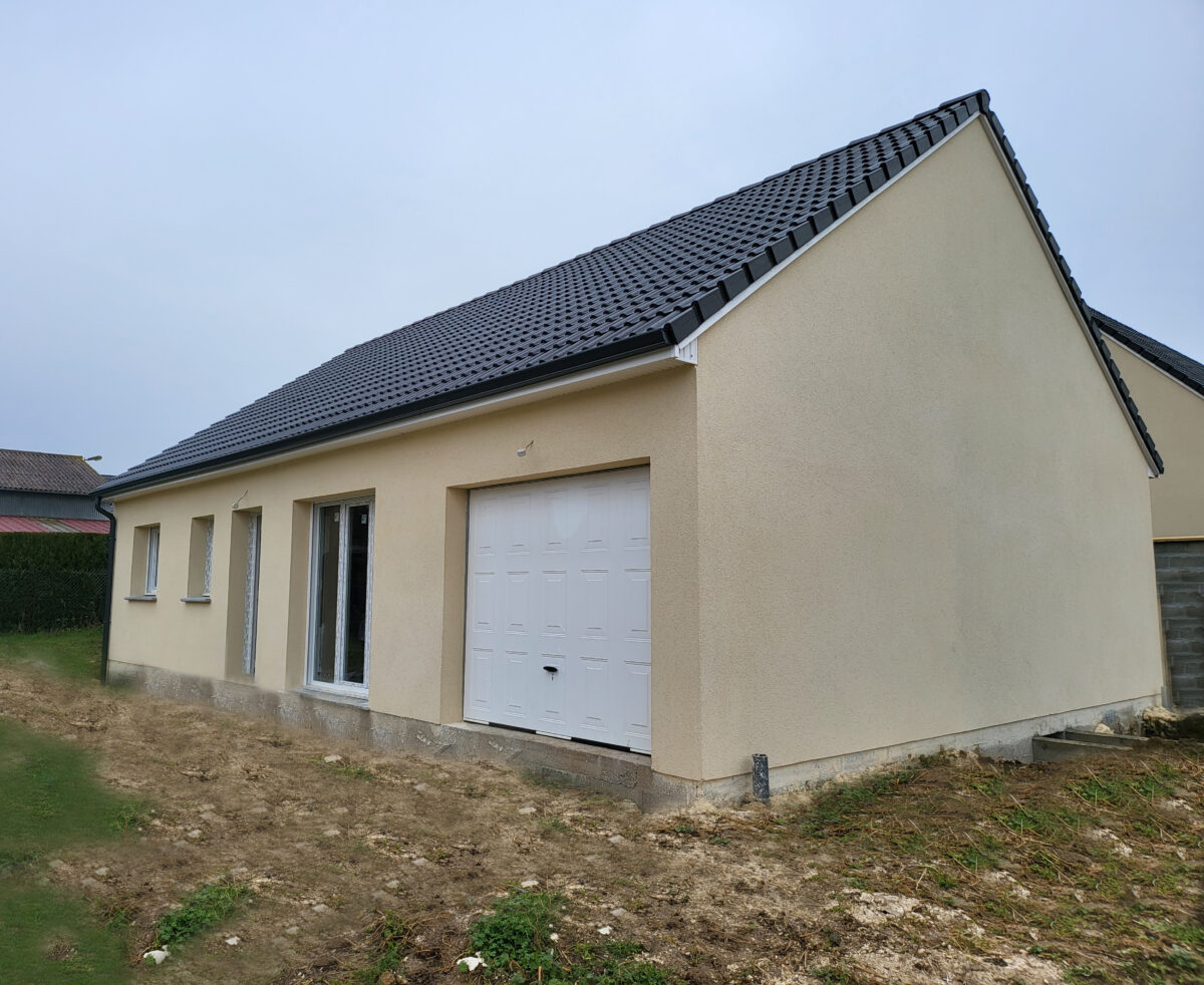 Réception maisons maçonnée avec garage