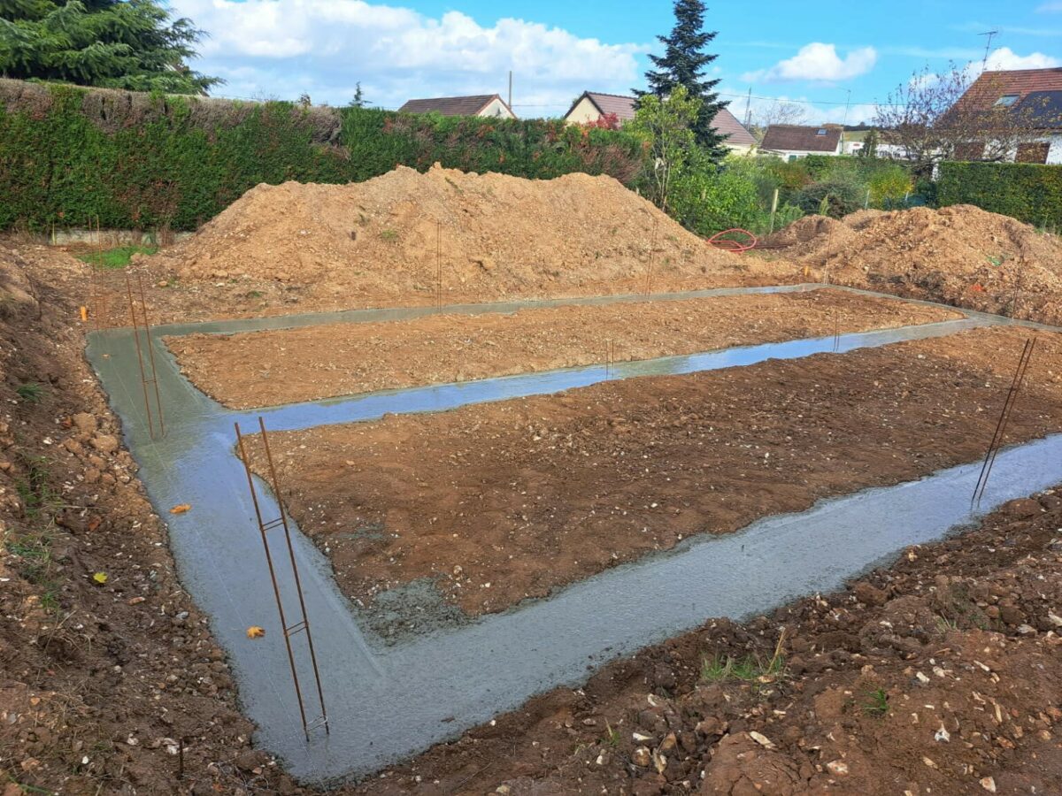 Démarrage de chantiers à Oulins (Eure-et-Loir–28)